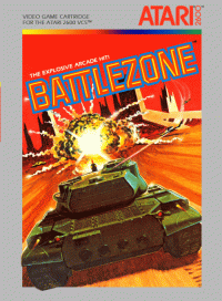 Battlezone Atari 2600  box art